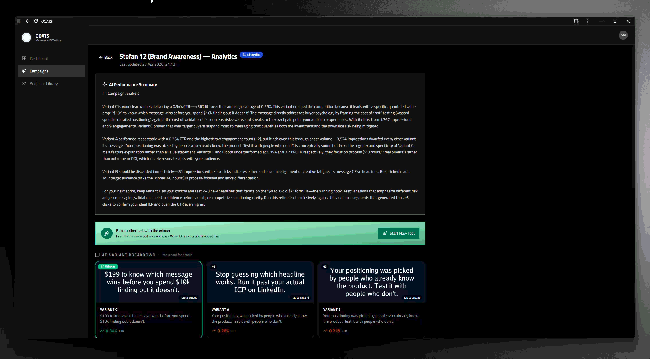OOATS platform overview
